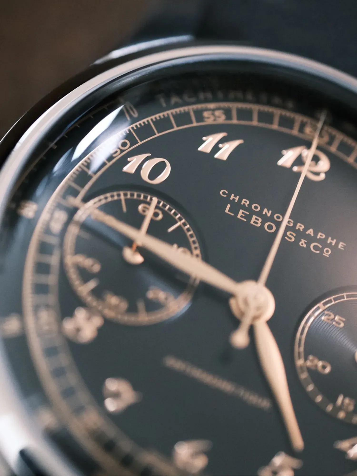 Lebois & Co. Heritage Script Chronograph